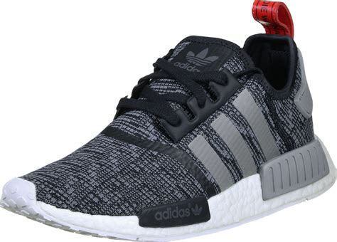 adidas nmd r1 schuhe farbe grau meliert schwarz|Adidas NMD r1 grey.